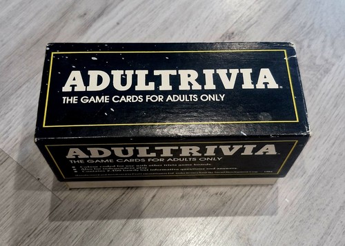 Rare 1984 adultrivia card - adultrivia, game