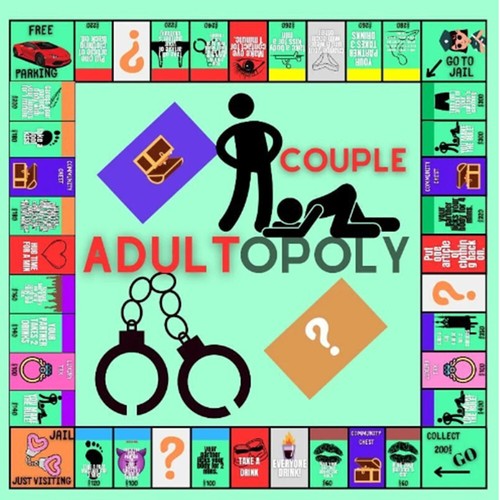 Couple board game - board, adult